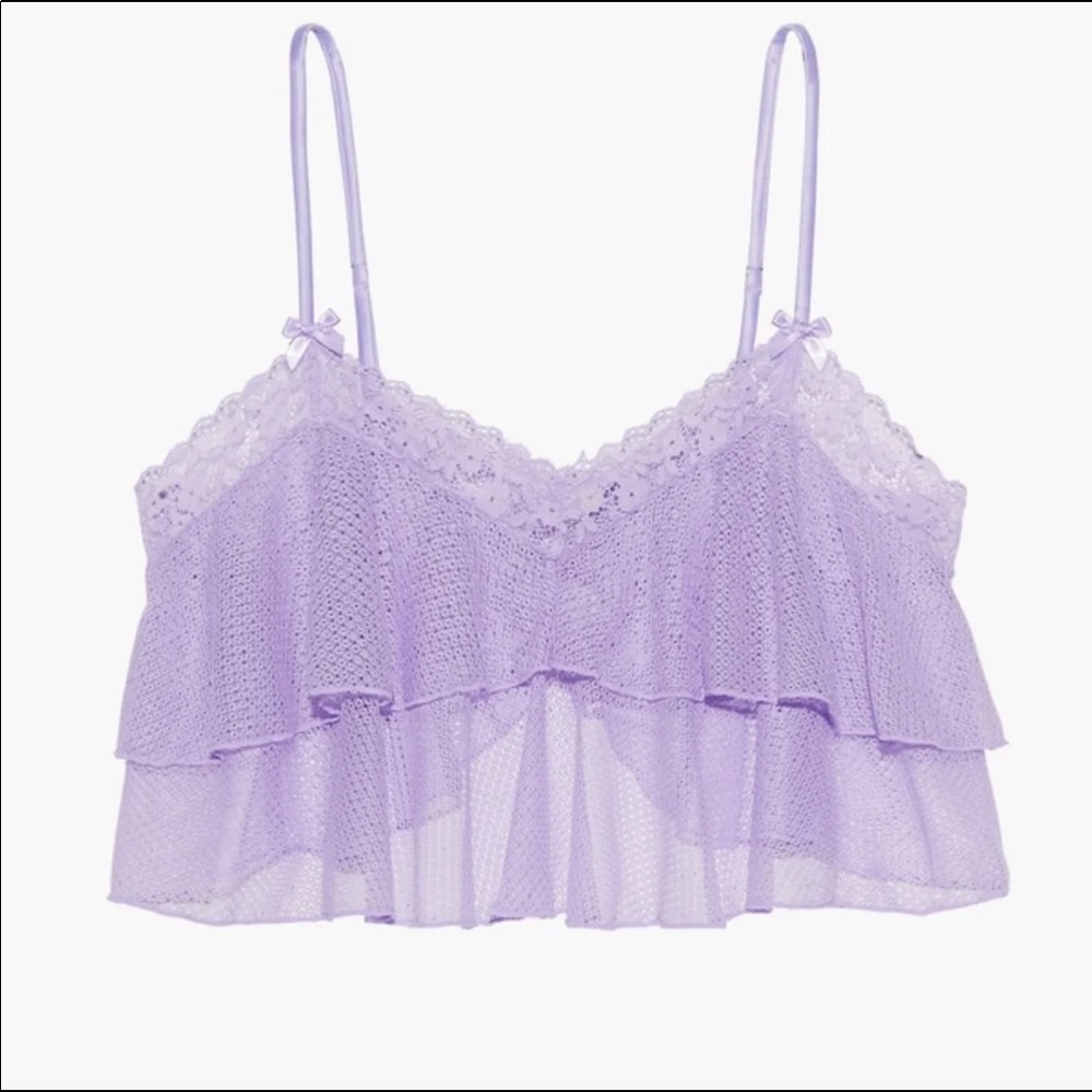 💜Savage X Fenty Top only Purple💜